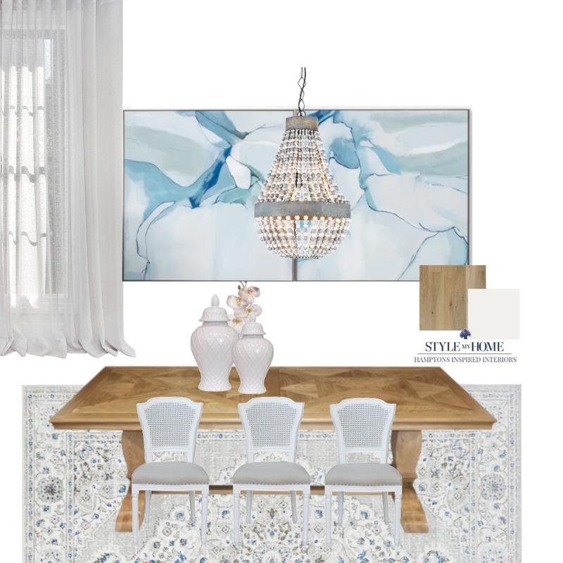 Coastal/ Traditonal Hamptons Mood Board by Style My Home - Hamptons Inspired Interiors on Style Sourcebook