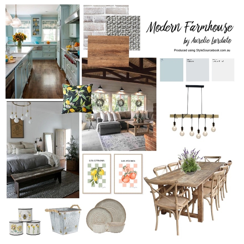 Modern Farmhouse2 Mood Board by Aurelie on Style Sourcebook