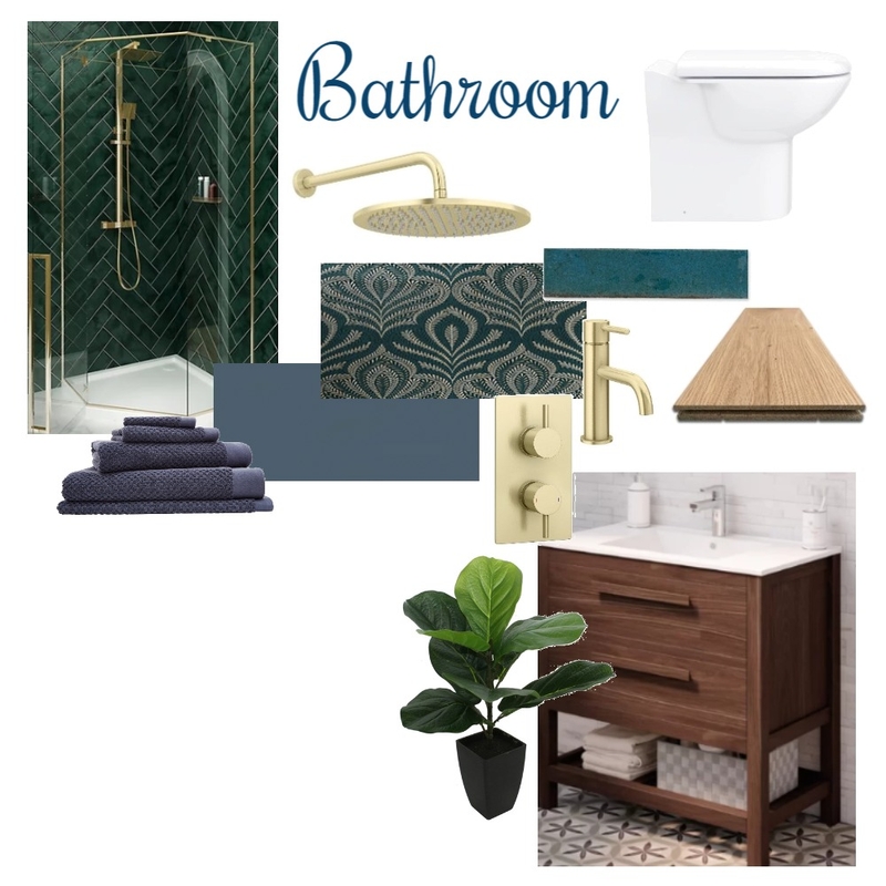 Module 9 - Bathroom Mood Board by CP9213 on Style Sourcebook