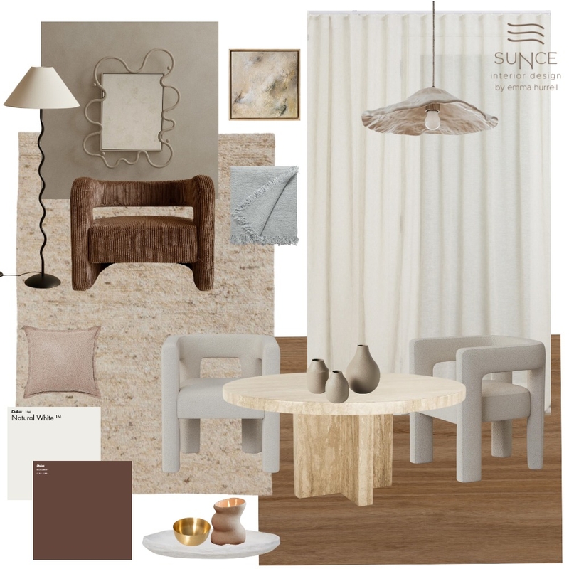 Autumn Transitional Living/dining Mood Board by Emma Hurrell Interiors on Style Sourcebook