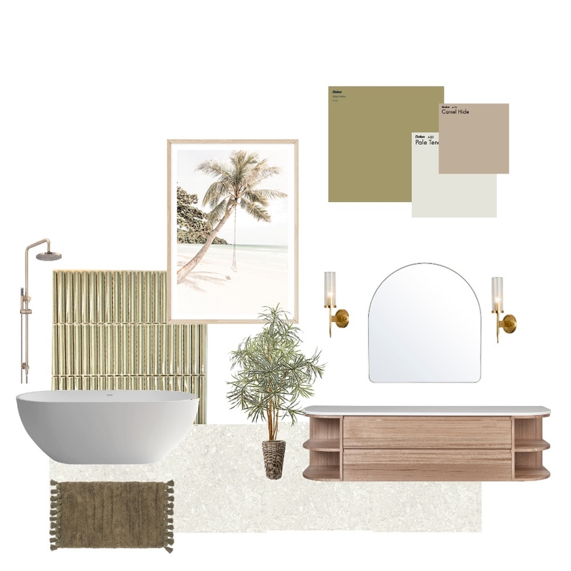 tropical modern bath Mood Board by kaileeyvonne on Style Sourcebook