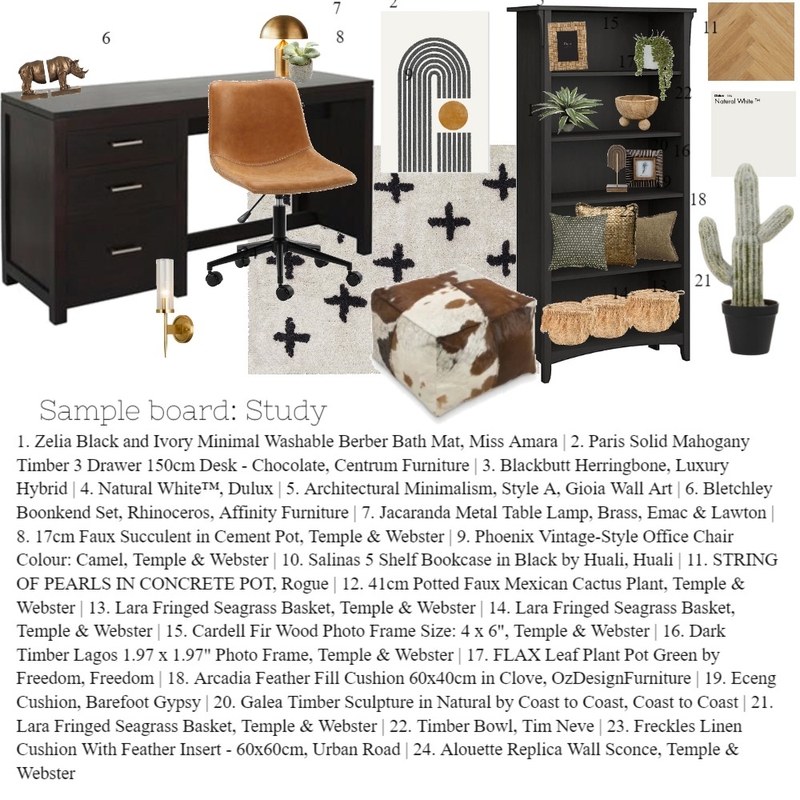 Office Mood Board by SarHemming on Style Sourcebook
