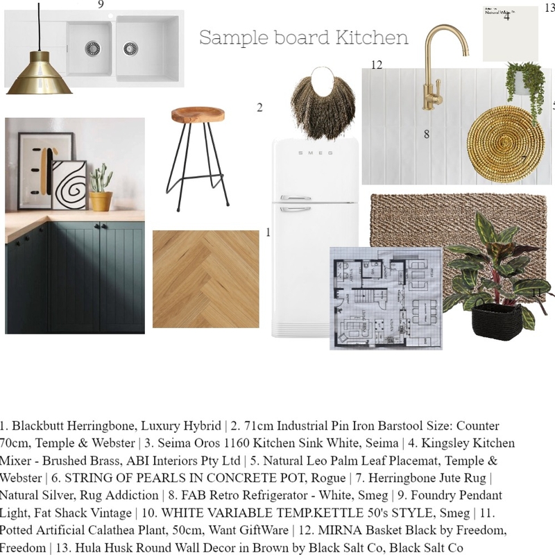 Sample board kitchen Mood Board by SarHemming on Style Sourcebook