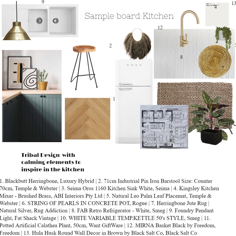 Sample board kitchen Mood Board by SarHemming on Style Sourcebook