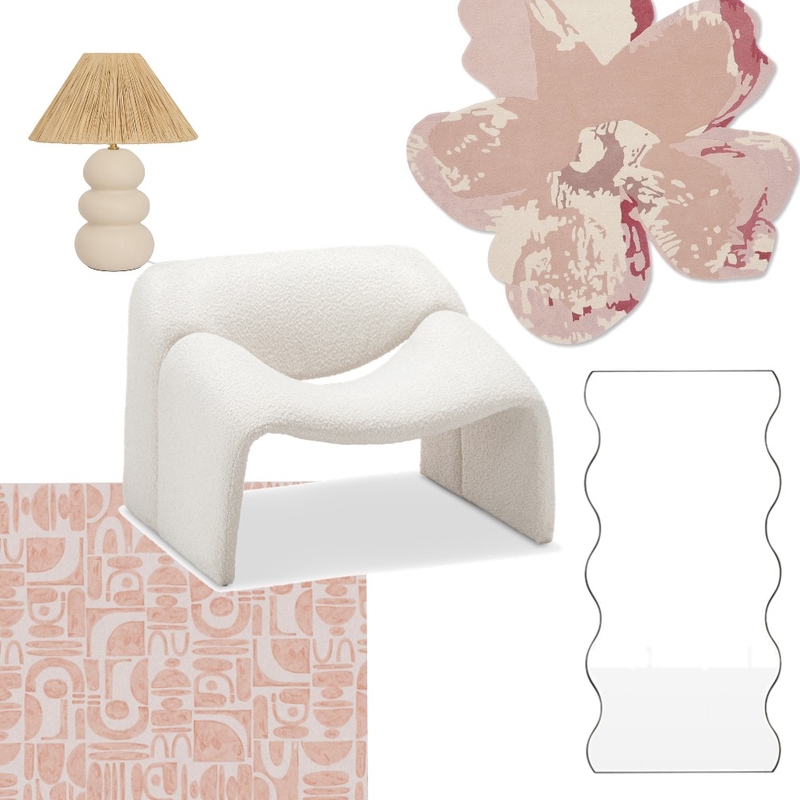 Radial Mood with Curve and Pink Hues Mood Board by kh.interiors__ on Style Sourcebook