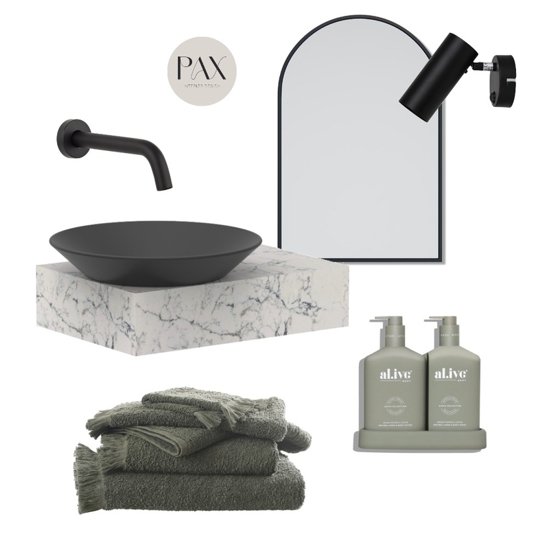 Bathroom Concept Mood Board by PAX Interior Design on Style Sourcebook