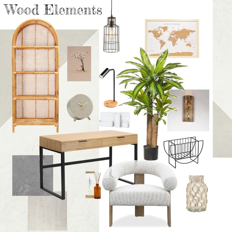 Wood Elements Study Mood Board by Dorina on Style Sourcebook