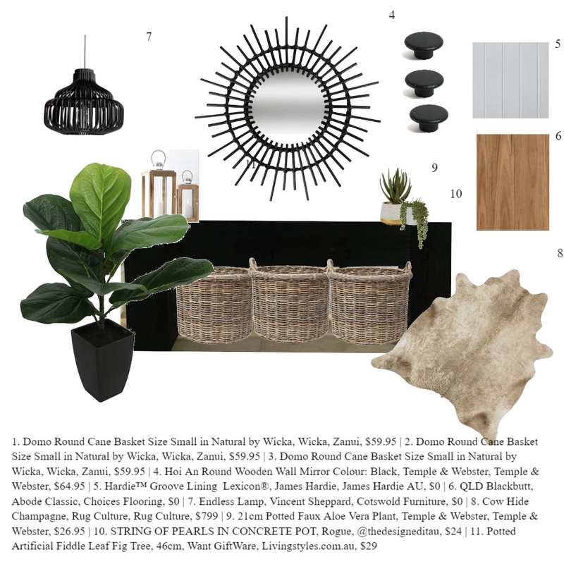 Entry Modern farmhouse Mood Board by SarHemming on Style Sourcebook