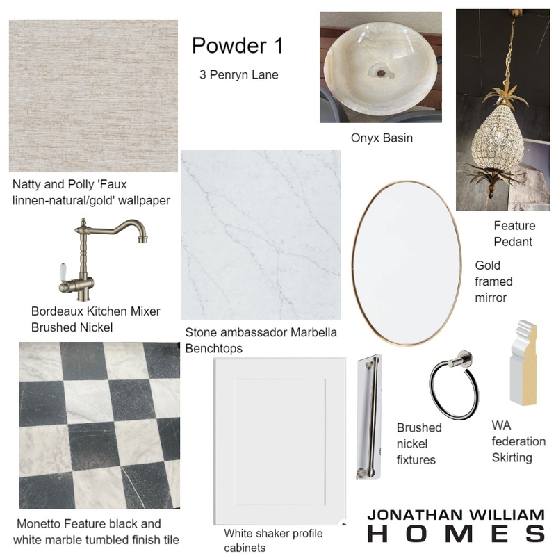 Powder 1- 3 Penryn Lane Mood Board by Belle Interiors on Style Sourcebook