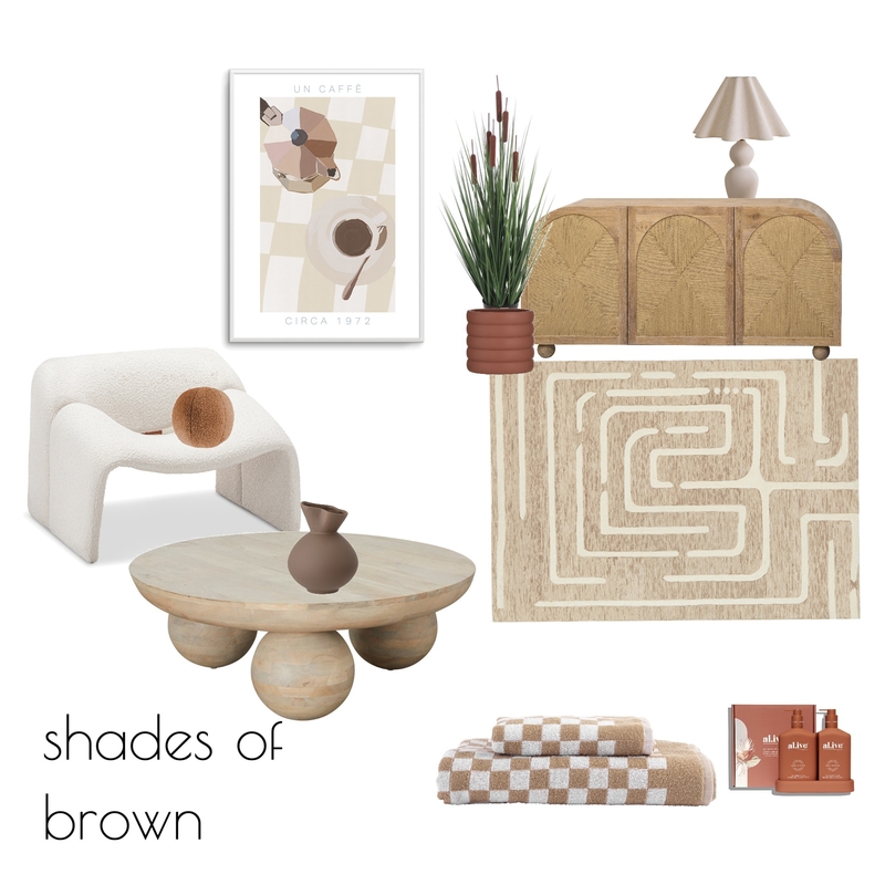 shades of brown Mood Board by Simplestyling on Style Sourcebook