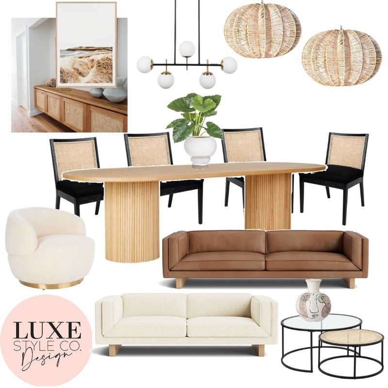 Contemporary coastal Mood Board by Luxe Style Co. on Style Sourcebook