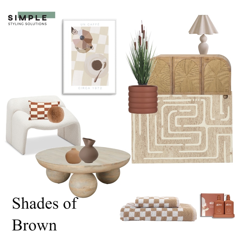 shades of brown Mood Board by Simplestyling on Style Sourcebook