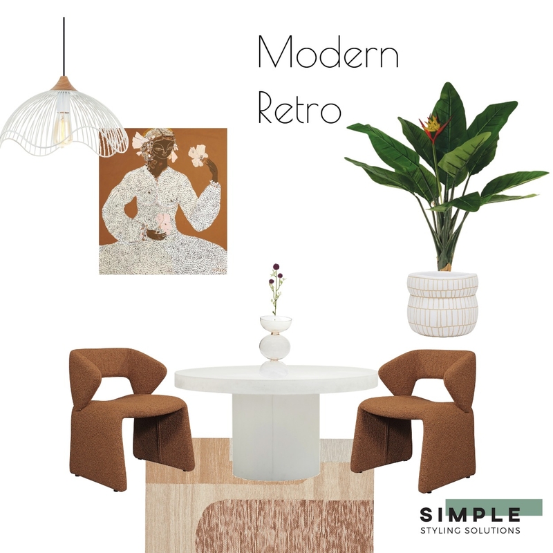 modern retro Mood Board by Simplestyling on Style Sourcebook