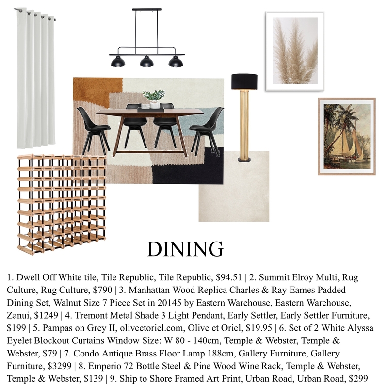 DINING Mood Board by Isha02 on Style Sourcebook