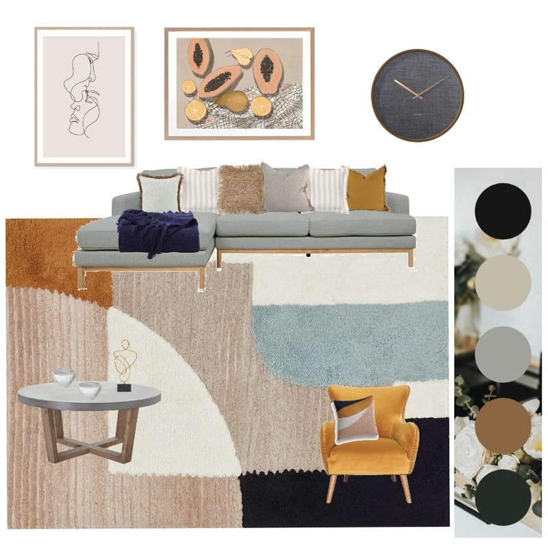 Modern Living Mood Board Mood Board by Bricks and Beams on Style Sourcebook