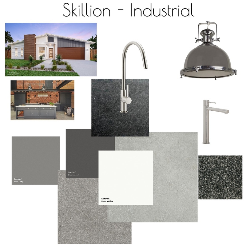 Skillion Facade - Industrial Mood Board by Stacey Newman Designs on Style Sourcebook