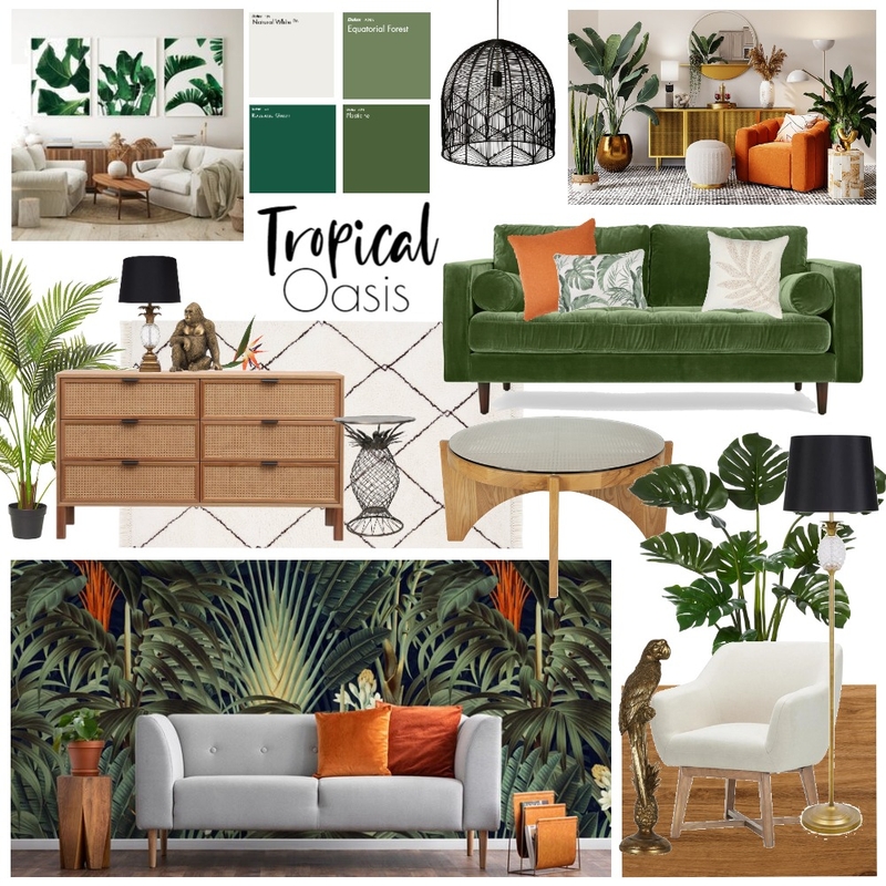 Tropical Mood Board Mood Board by designsbysue on Style Sourcebook