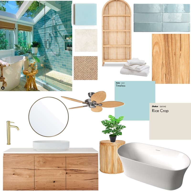 Coastal Bathroom Mood Board by Enchanted Designs on Style Sourcebook