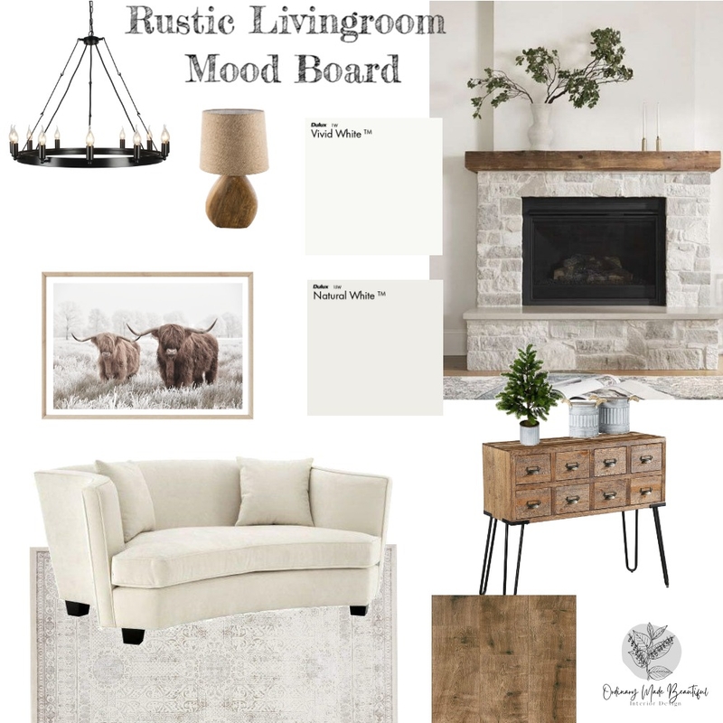 Fresh Rustic Mood Board by Ordinary Made Beautiful on Style Sourcebook