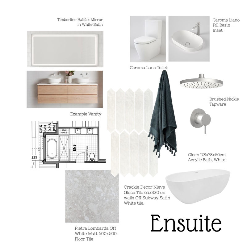 LM Ensuite Mood Board by Boutique Yellow Interior Decoration & Design on Style Sourcebook
