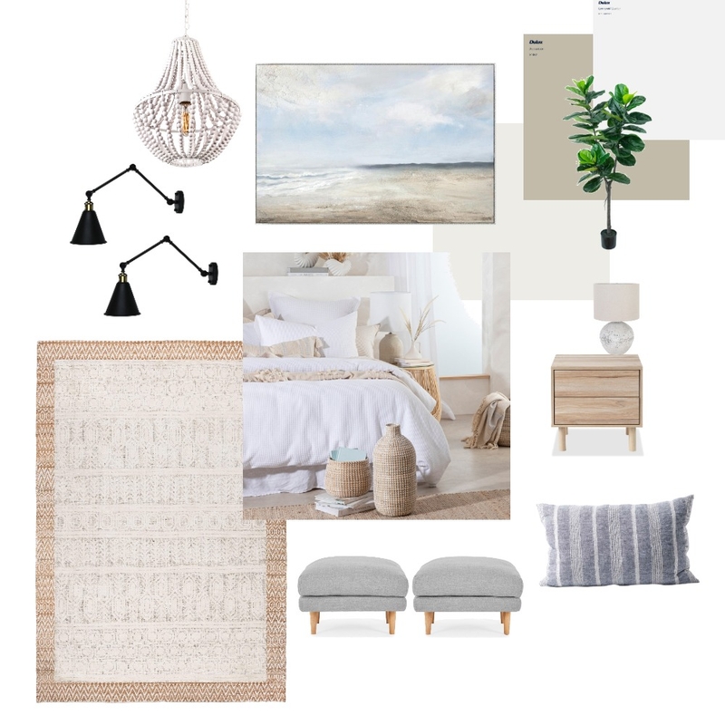 Coastal Bedroom Mood Board by mciscato97@gmail.com on Style Sourcebook