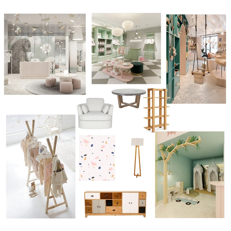 kid's boutique Mood Board by elenhkat on Style Sourcebook
