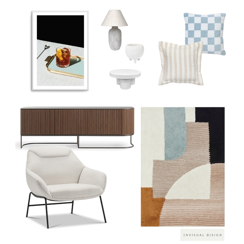Mid-Century Modern Mood Board by E N V I S U A L      D E S I G N on Style Sourcebook