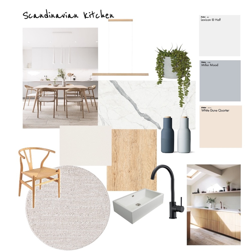 Scandinavian kitchen Mood Board by MSP Styling & Design on Style Sourcebook