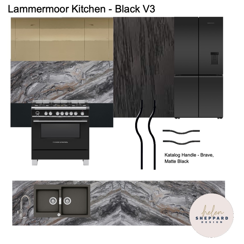 Lammermoor Kitchen - Black V3 Mood Board by Helen Sheppard on Style Sourcebook