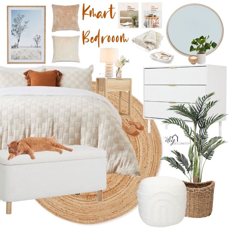 Kmart bedroom Mood Board by Thediydecorator on Style Sourcebook