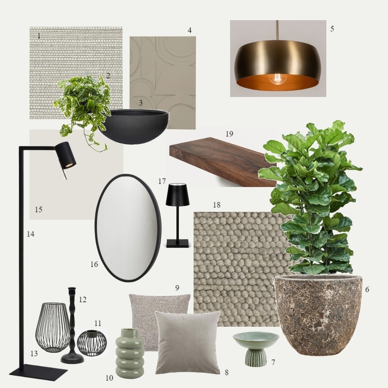 Sample Board woonkamer PV Mood Board by JudithBovens on Style Sourcebook