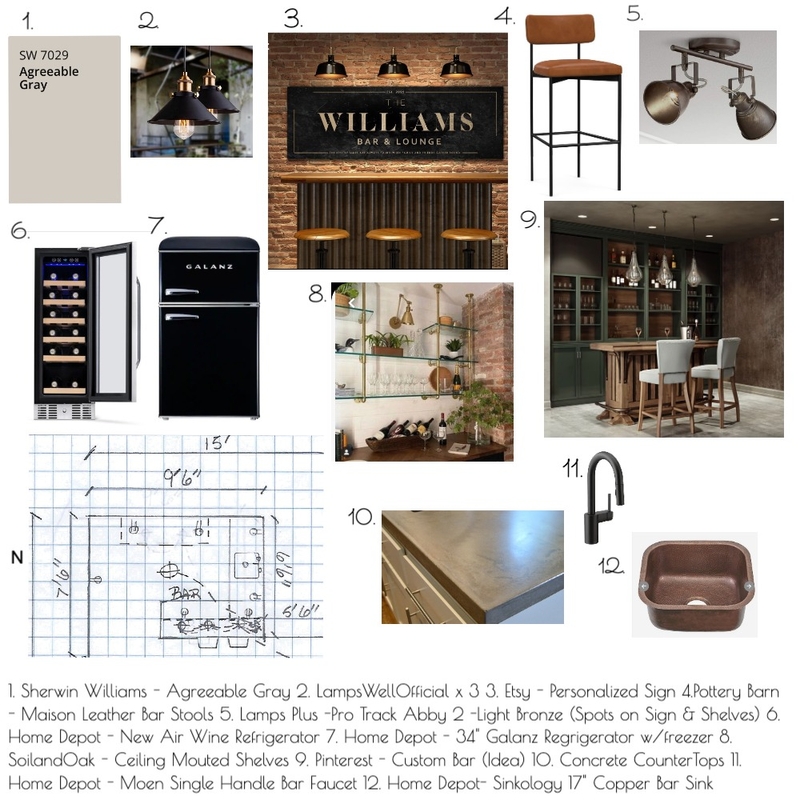 Wet Bar Addition Mood Board by Tammieaw721 on Style Sourcebook