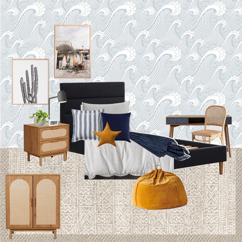Mason's Bedroom Mood Board by Style and Leaf Co on Style Sourcebook