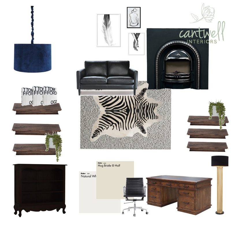 Cosy Media Room Mood Board by Cantwell Interiors on Style Sourcebook