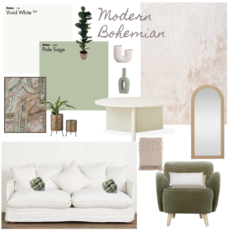 Modern Bohemian Mood Board by elexishernandez on Style Sourcebook