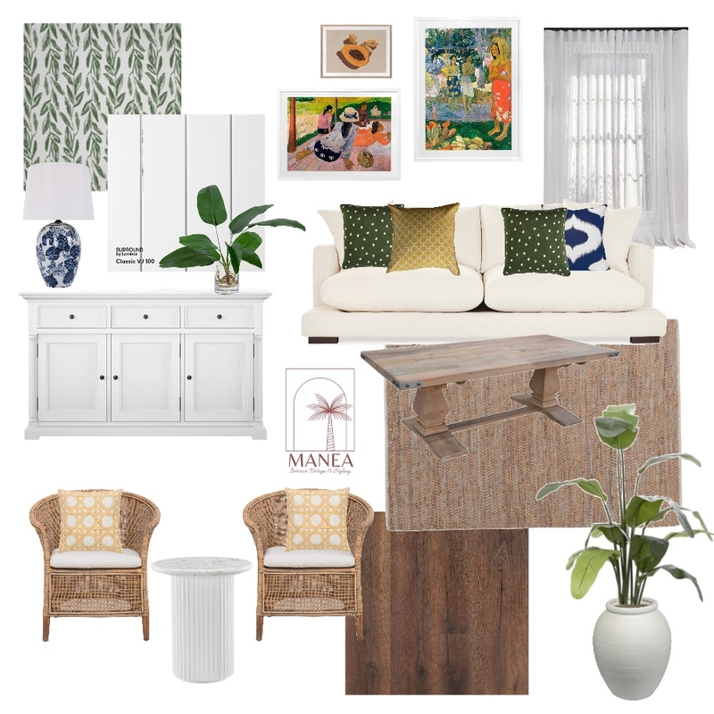 Hamptons with Colour Mood Board by Manea Interiors on Style Sourcebook