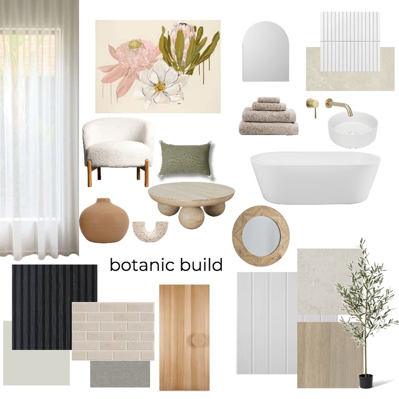 Botanic Build Mood Board by Project Abode on Style Sourcebook