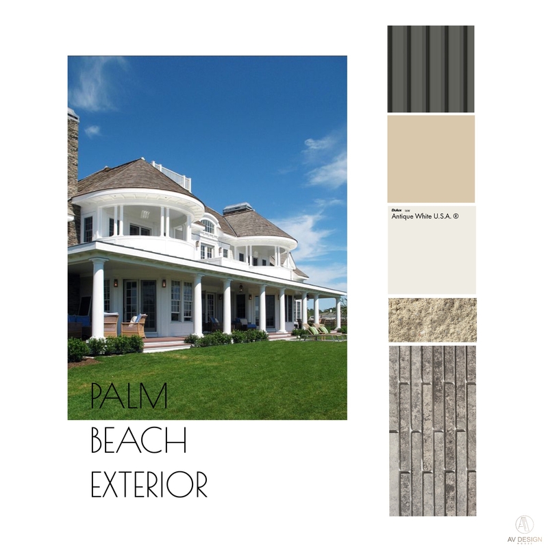 Palm Beach Mood Board by Aime Van Dyck Interiors on Style Sourcebook