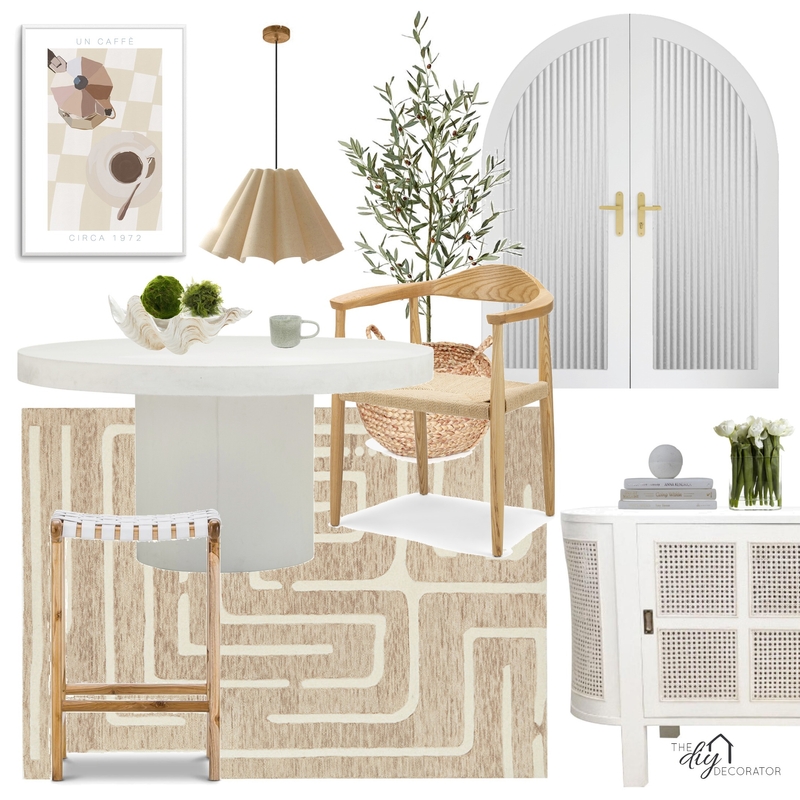 Neutral dining Mood Board by Thediydecorator on Style Sourcebook