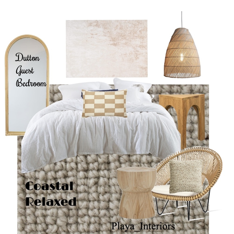 Dutton Guest Bedroom Mood Board by Playa Interiors on Style Sourcebook