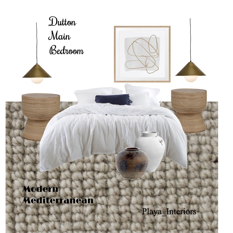 Dutton Main Bedroom Concept Two Mood Board by Playa Interiors on Style Sourcebook