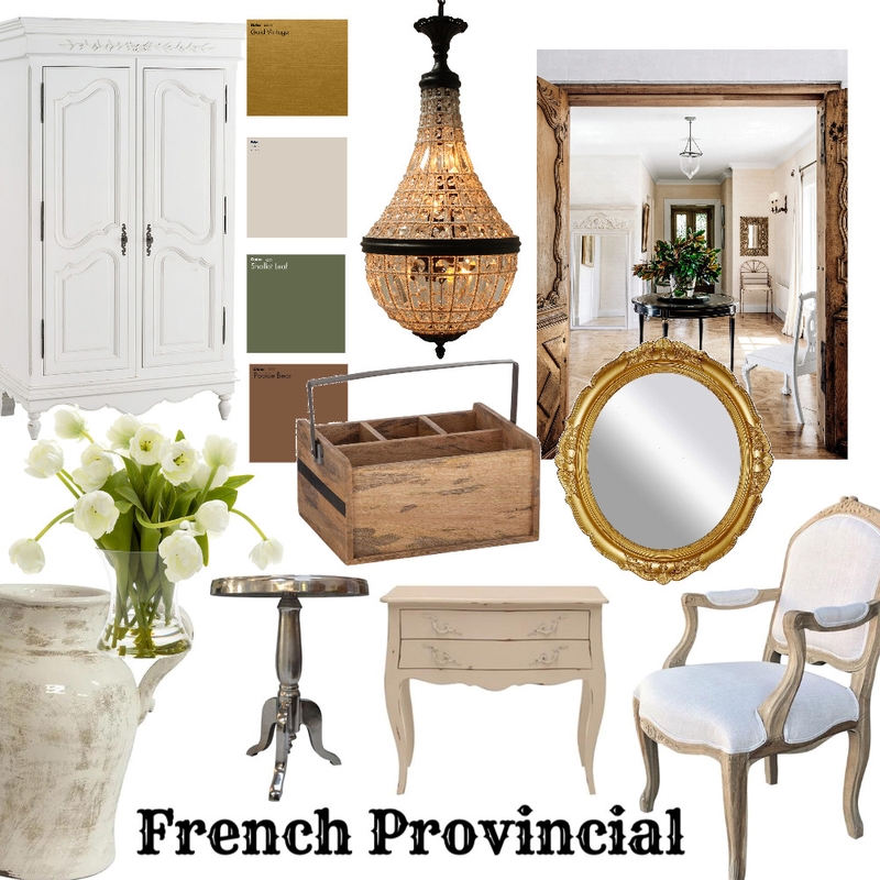 French Provincial Mood Board by Bessie on Style Sourcebook