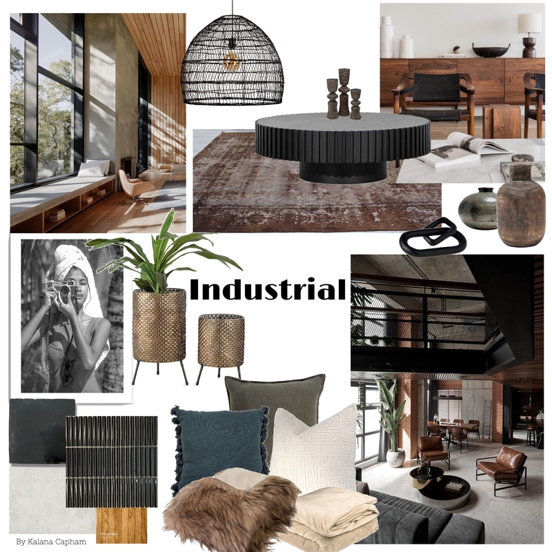 Industrial Mood Board Mood Board by kalana.capham on Style Sourcebook