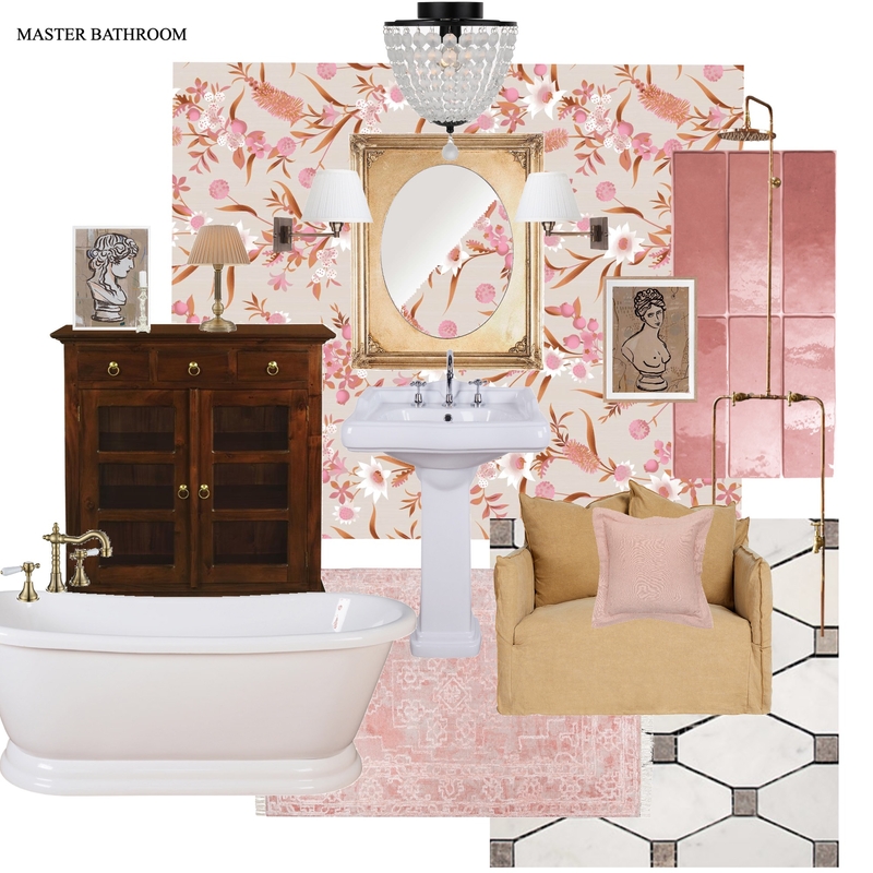 Master Bathroom Mood Board by Annaleise Houston on Style Sourcebook