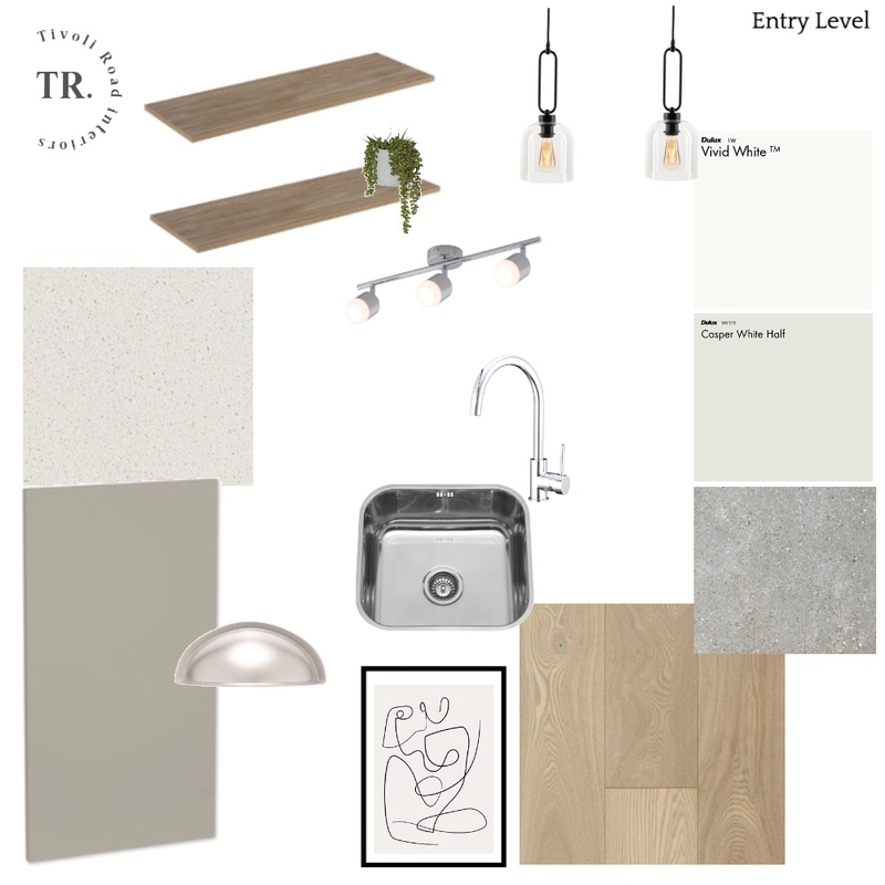 Entry Level Bunnings Kitchen Mood Board by Tivoli Road Interiors on Style Sourcebook