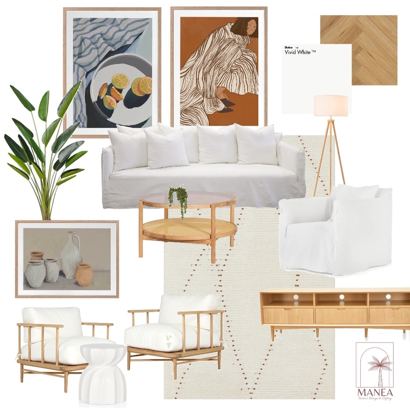 Modern Scandi Living Mood Board by Manea Interiors on Style Sourcebook