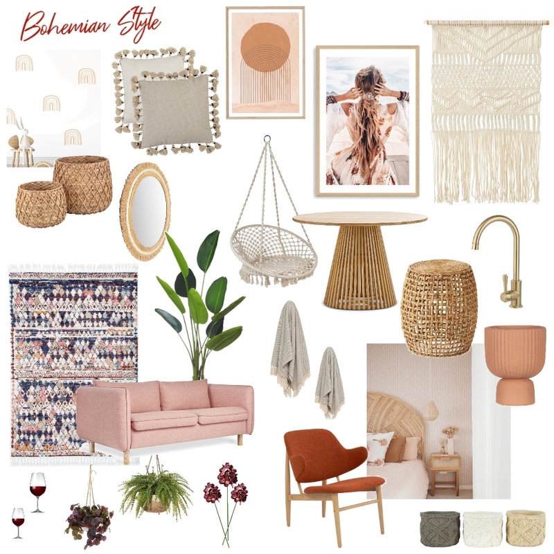 Bohemian Style/ Boho Chic Mood Board by Tanya Olivier on Style Sourcebook