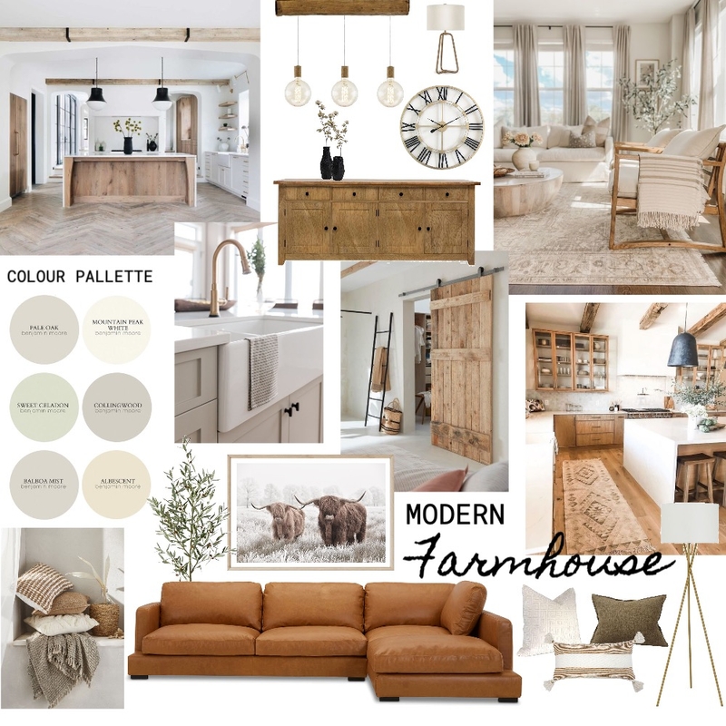 modern farmhouse Mood Board by liescendk on Style Sourcebook