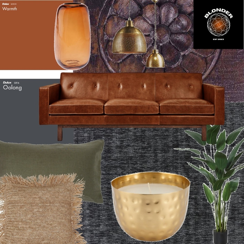 Moody Living Room Mood Board by Nevaeh Davis on Style Sourcebook