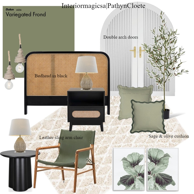 bedroom design Mood Board by Interiormagic SA on Style Sourcebook
